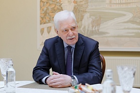 Борис Грызлов встретился с Митрополитом Минским и Заславским Вениамином